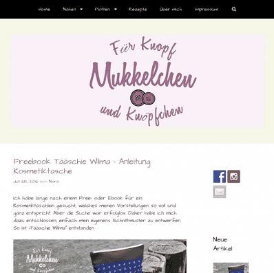 Mukkelchen | Für Knopf und Knöpfchen