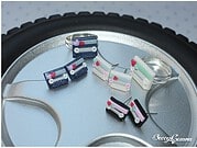 Retro Kassette als Schmuck | FIMO polymerclay miniature art