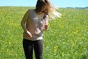 Sommerpullover mit Schmetterlingen