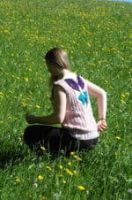 Sommerpullover mit Schmetterlingen