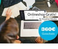 Bis Ende Juli! 100 kostenlose Online-Shops für Kreative Händler