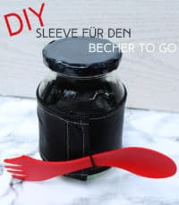 DIY Becher Sleeve