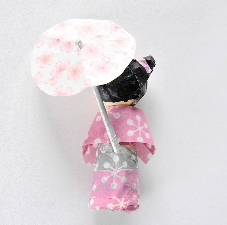 Washi Tape Kokeshi
