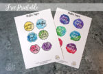 Printable – Muffin Topper mit Handlettering