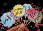 Printable – Muffin Topper mit Handlettering