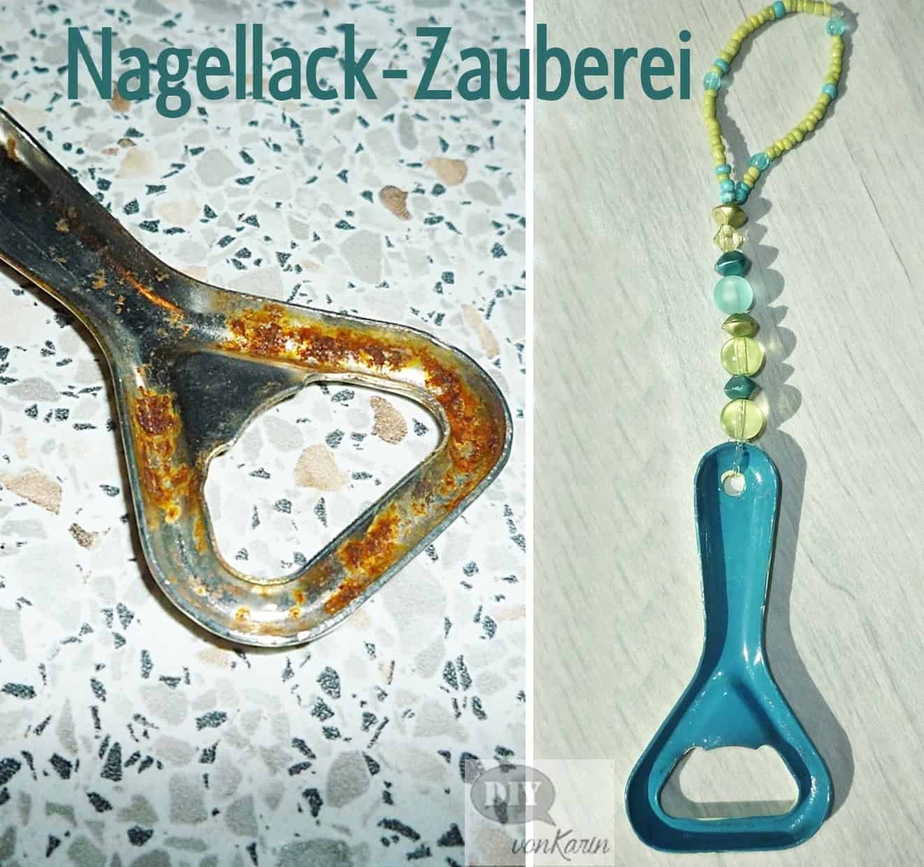 Upcycling mit Nagellack & bling bling