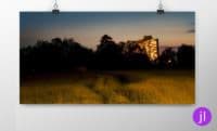 Panorama-Poster "Nachtlandschaft"