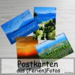 Postkarten aus Ferienfotos