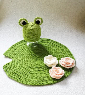 Frosch Babyfoto Set