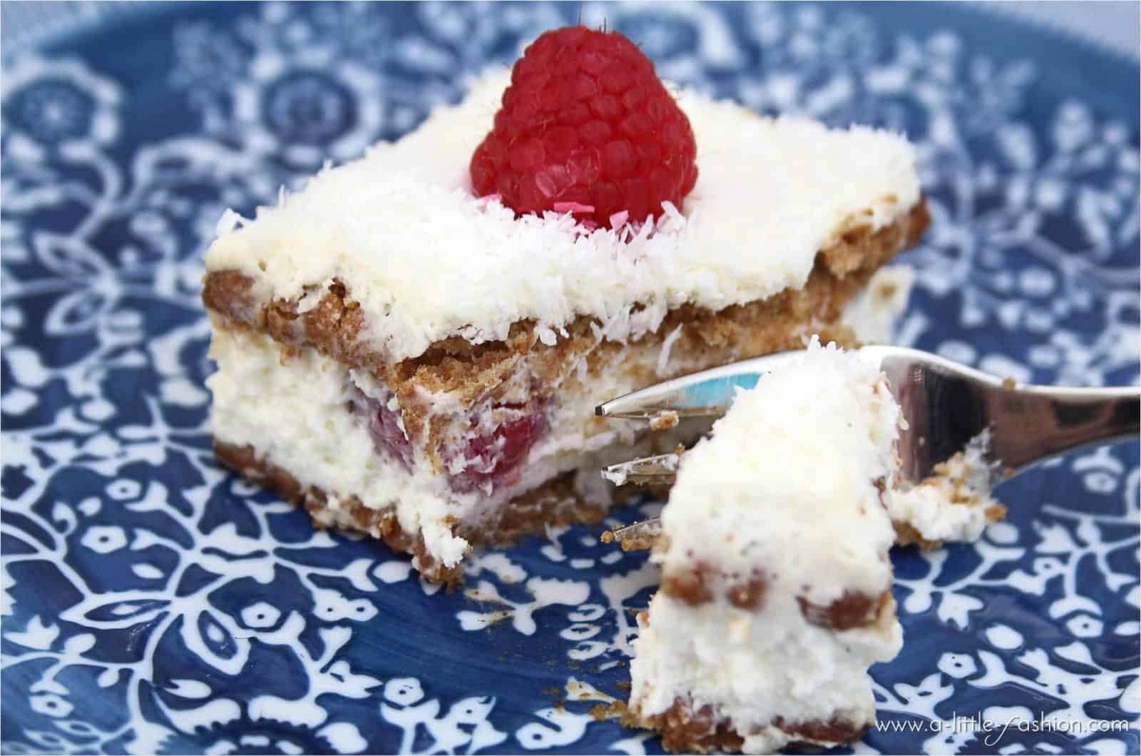 Butterkeks-Quark-Schnitten