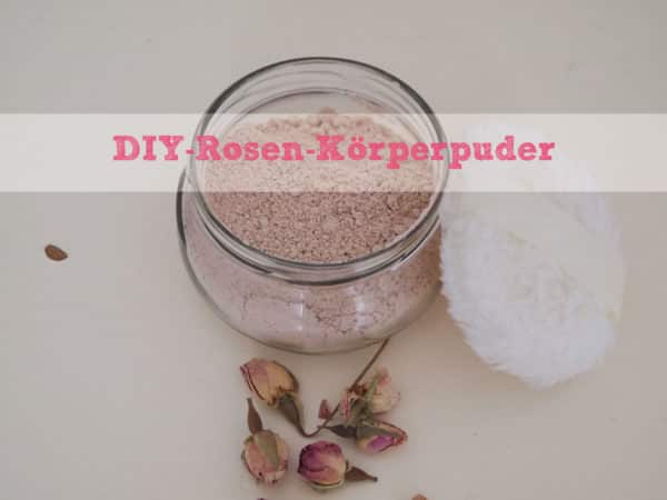 Seidiger Rosen-Körperpuder