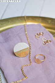 Goldschmuck mit Modelliermasse selber machen