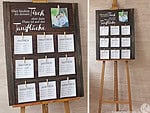 Sitzplan Tafel zur Hochzeit