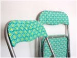 Upcycling: Klappstuhlpolster beziehen