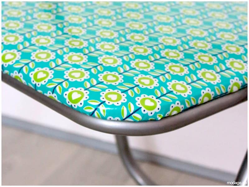 Upcycling: Klappstuhlpolster beziehen