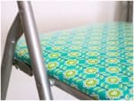 Upcycling: Klappstuhlpolster beziehen