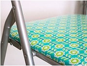 Upcycling: Klappstuhlpolster beziehen