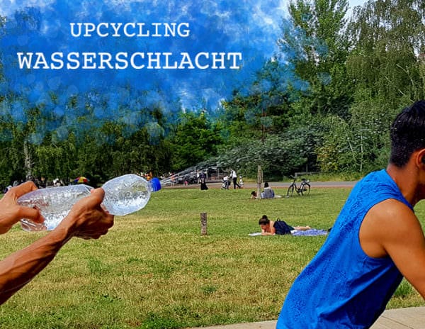 Upcycling - Wasserschlacht mit selbstgebastelten Spritzpistolen