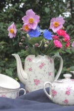 Upcycling: Tischdecke im Vintage Style