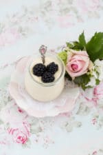 „Zweierlei Schokoladen-Brombeer-Mousse!“