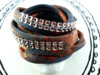 DIY-Wickelarmband aus Textilgarn
