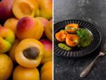 Sommer Dinner-Dessert: Gegrillte Aprikosen mit Minz-Mandelpesto