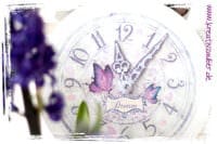 Decoupage Uhr