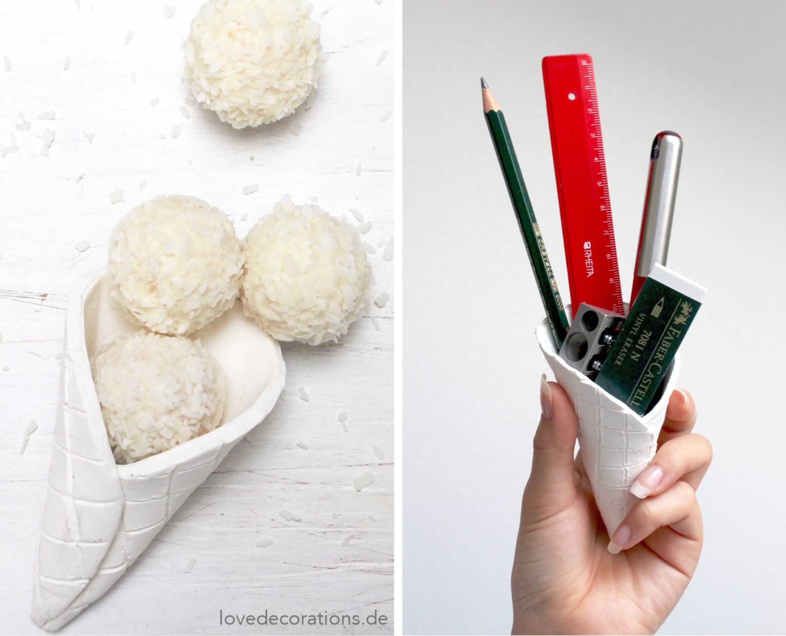 DIY Eiswaffeln aus Fimo