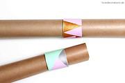 DIY Geschenkpapier Halter
