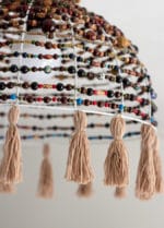 DIY | Boho Lampenschirm mit Holzperlen