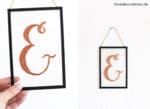 DIY Wanddeko mit Handlettering