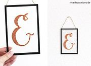 DIY Wanddeko mit Handlettering