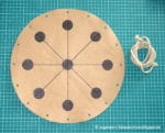 {Anleitung} Das Mühlespiel – to go – der Römer aus SnapPap DIY