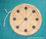 {Anleitung} Das Mühlespiel – to go – der Römer aus SnapPap DIY