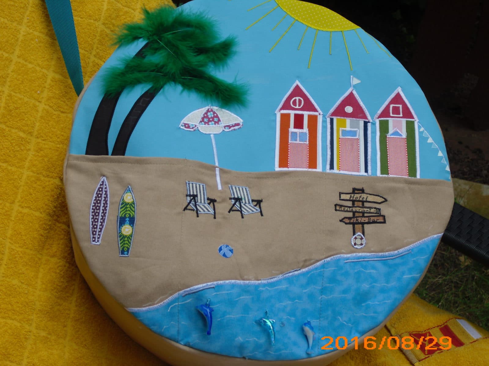 Meine „strandige“ Strandtasche