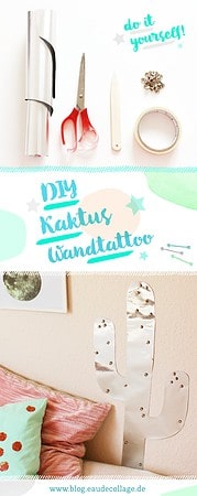 DIY KAKTUS-WANDDEKO BASTELN