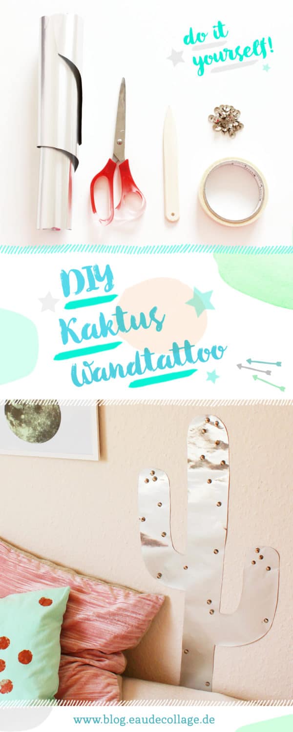 DIY KAKTUS-WANDDEKO BASTELN