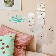 DIY KAKTUS-WANDDEKO BASTELN