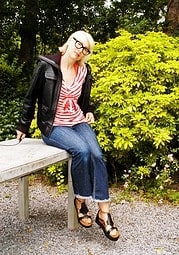 DIY: cropped Jeans