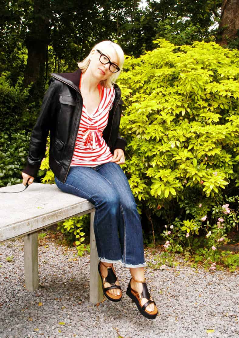 DIY: cropped Jeans