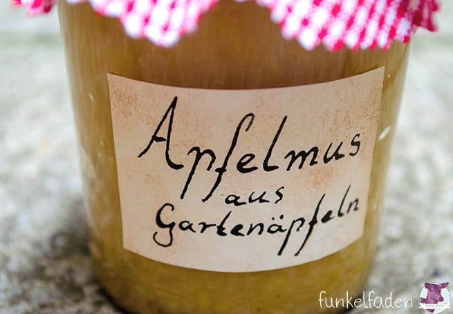 Upcycling – Einmachgläser mit eigenen Etiketten