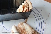 Rezept: Faltkuchen mit  Zimt, Zucker und Butter