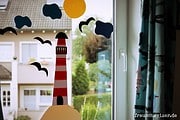 Anleitung Fensterbild: Fietes Leuchtturm