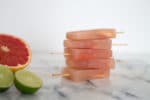 Grapefruit Eis am Stiel