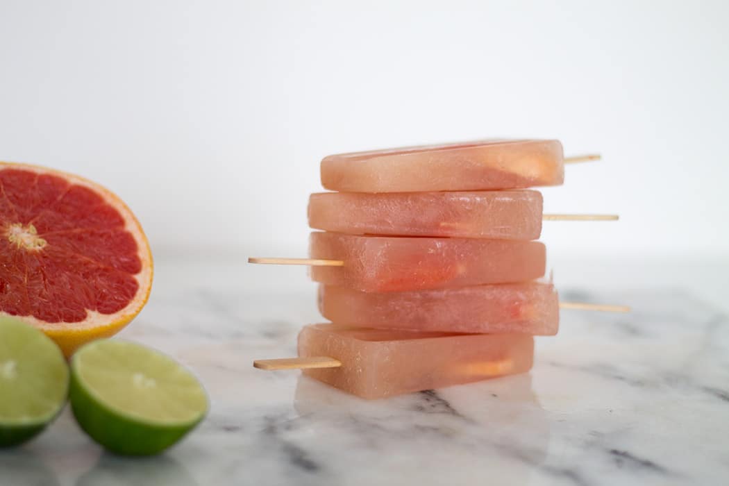 Grapefruit Eis am Stiel