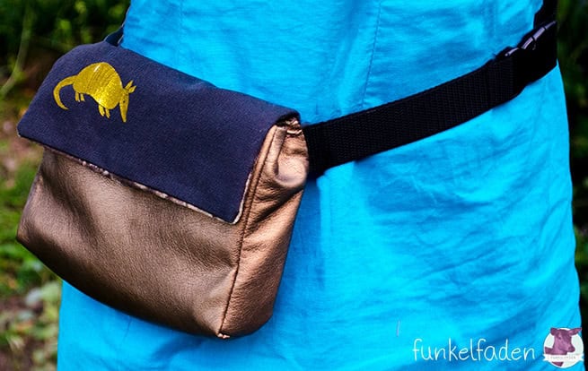 Nähanleitung & Schnittmuster Gürteltasche