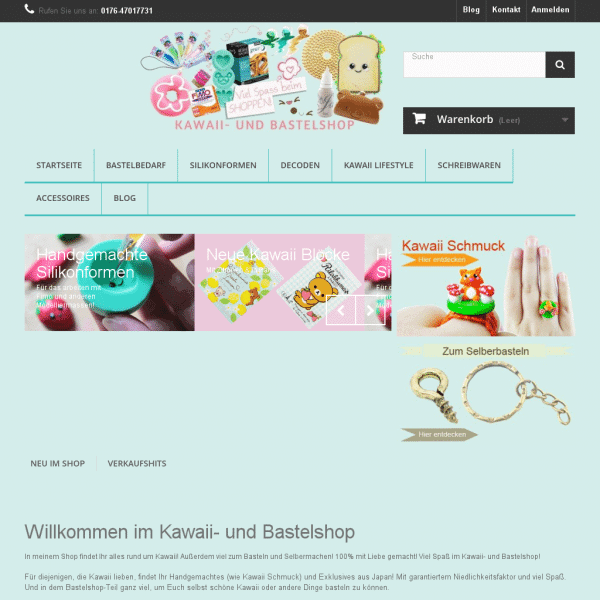 Kawaii und Bastelbedarf für Dich! - Kawaii- und Bastelshop!