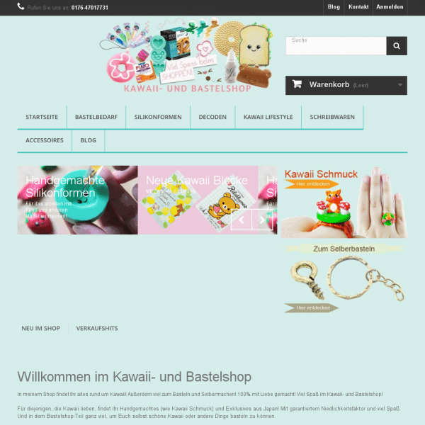 Kawaii und Bastelbedarf für Dich! – Kawaii- und Bastelshop!
