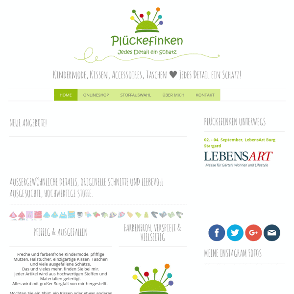 KINDERMODE, TASCHEN, LESEKNOCHEN – Plückefinken – individuelle Kindermode, Kissen, Taschen und Accessoires