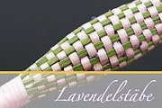 Lavendelstäbe weben